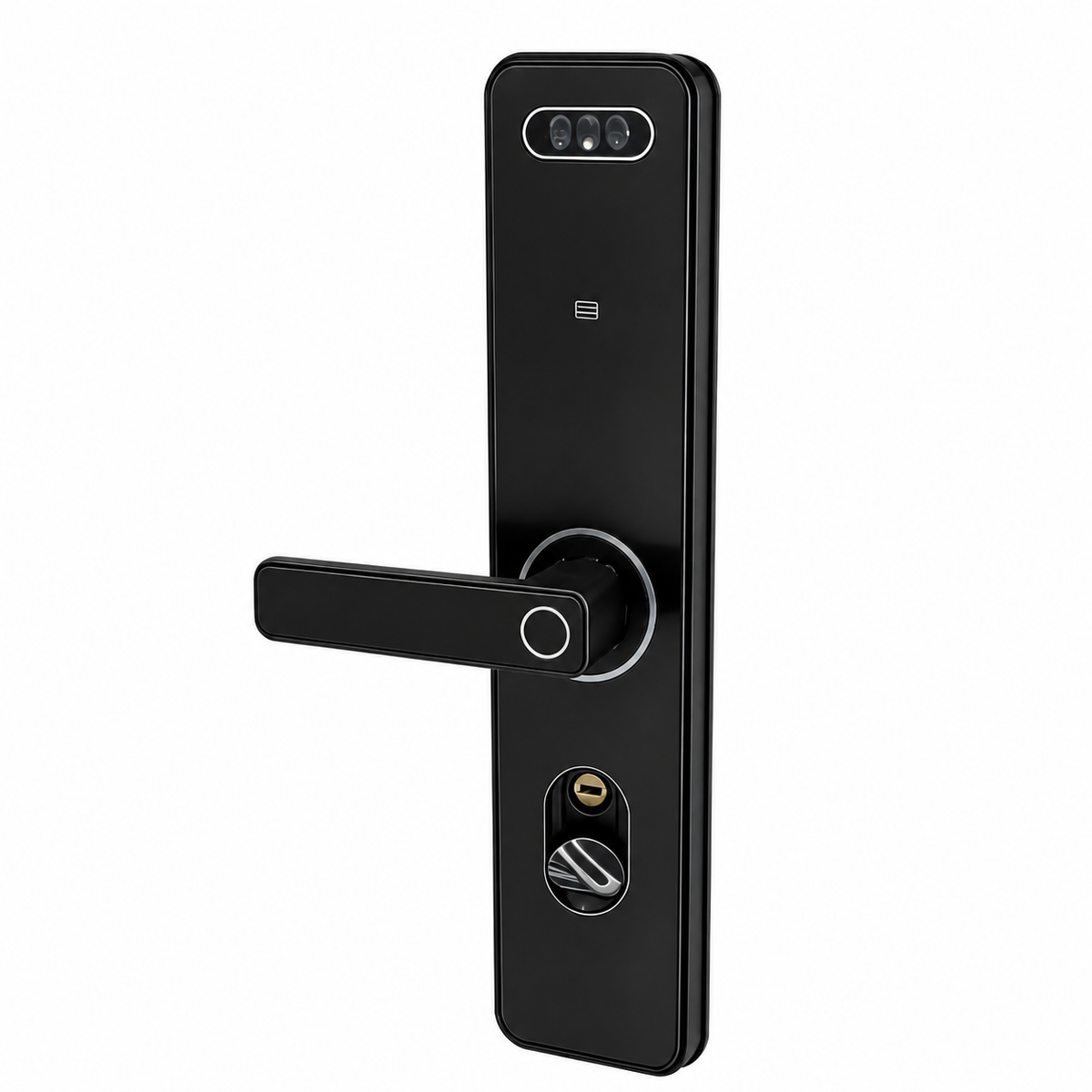 Smart Glass Door Lock | Fingerprint Keyless Lock for Office & Commercial Doors