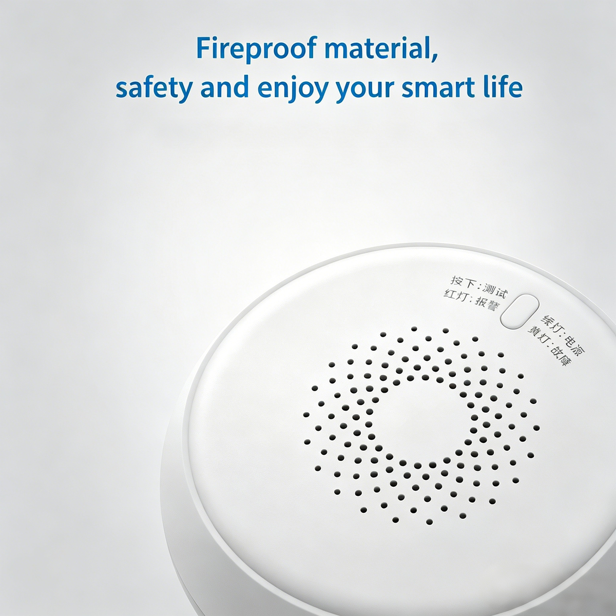 Zigbee Smart Smoke Detector | Wireless Smoke Alarm for Smart Home Fire Safety