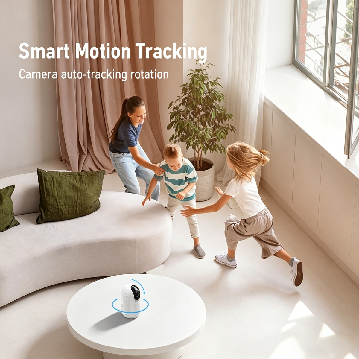 Dual Lens PTZ Security Camera | AI WiFi Outdoor Camera with Dual View & Color Night Vision