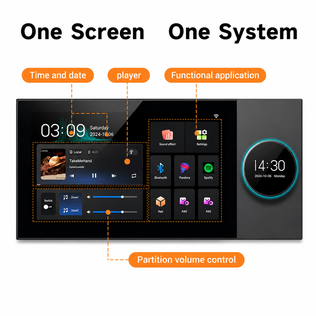 8-Inch Smart Home Control Panel with AI Voice Control | Android Home Automation Hub