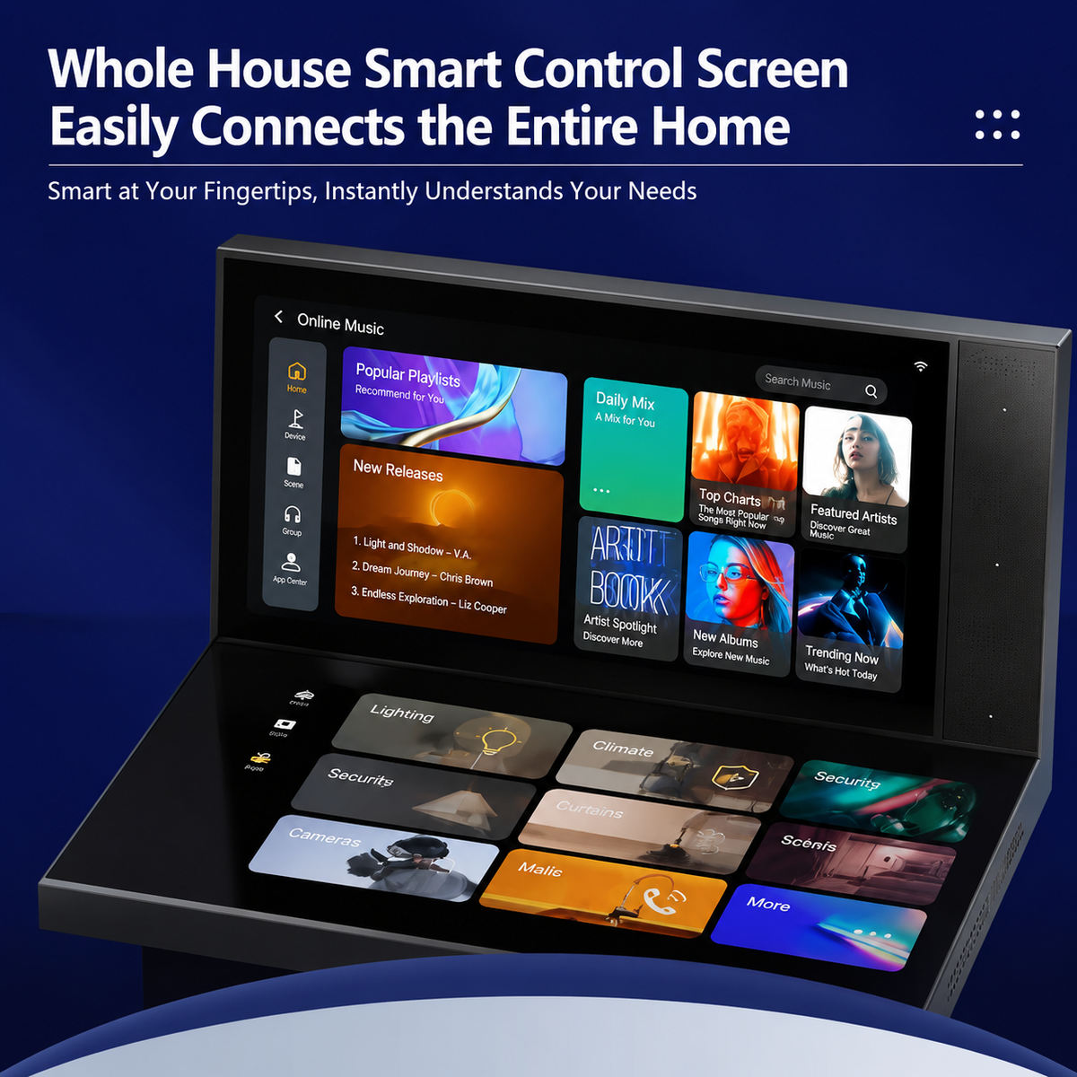 Smart Ceiling Speaker for Background Music | Flush Mount Home Audio Speaker
