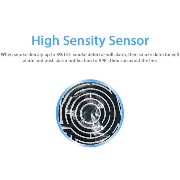 Zigbee Smart Smoke Detector | Wireless Smoke Alarm for Smart Home Fire Safety