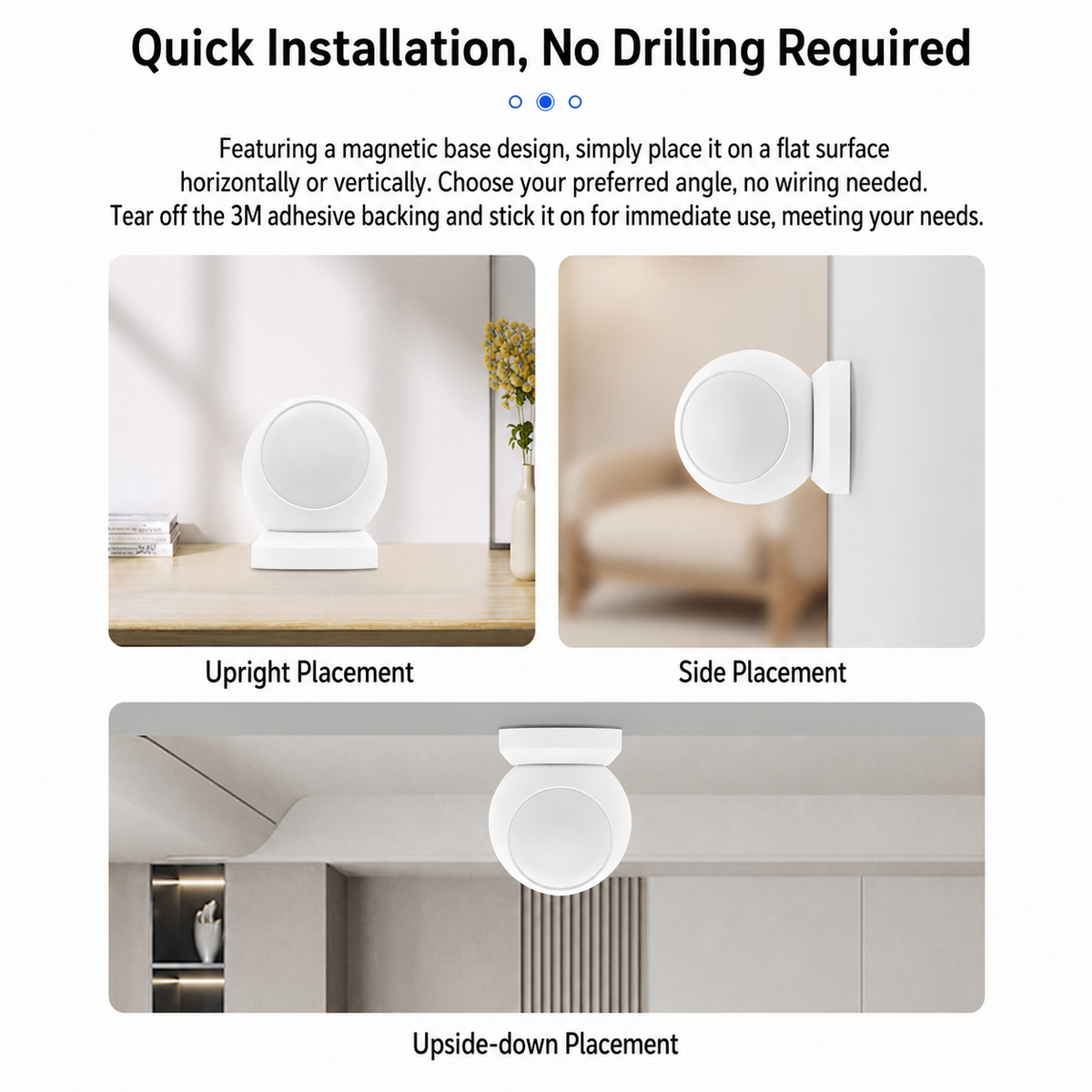 Smart Zigbee PIR Motion Sensor | Wireless Motion Detector for Smart Home