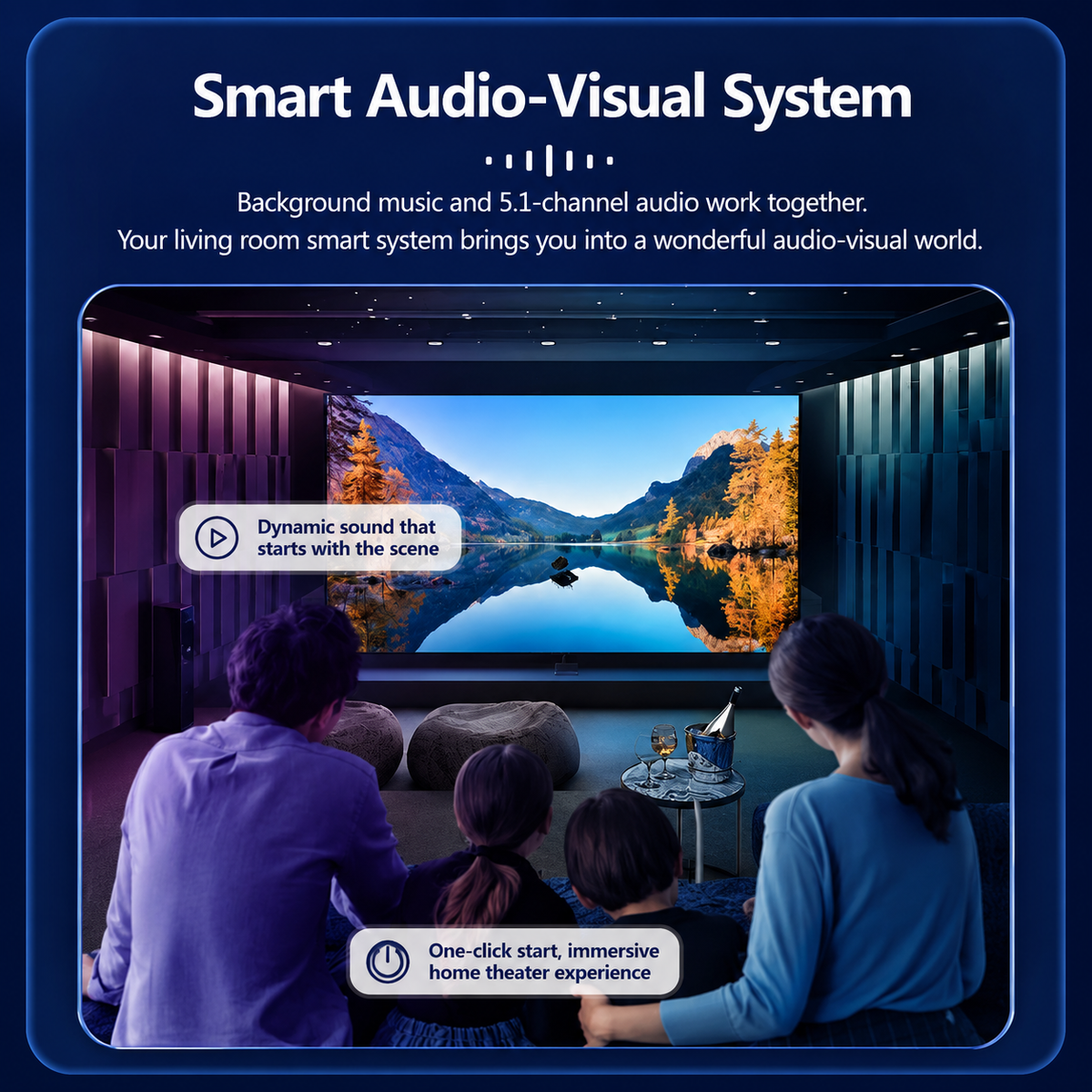 Smart Ceiling Speaker for Background Music | Flush Mount Home Audio Speaker