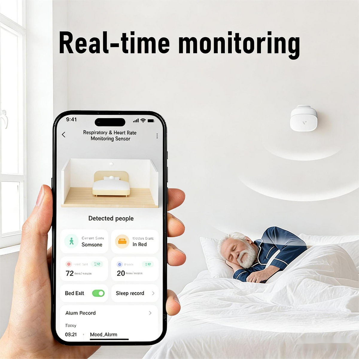 Non-Contact Vital Signs Monitoring Radar | mmWave Breathing & Heart Rate Sensor