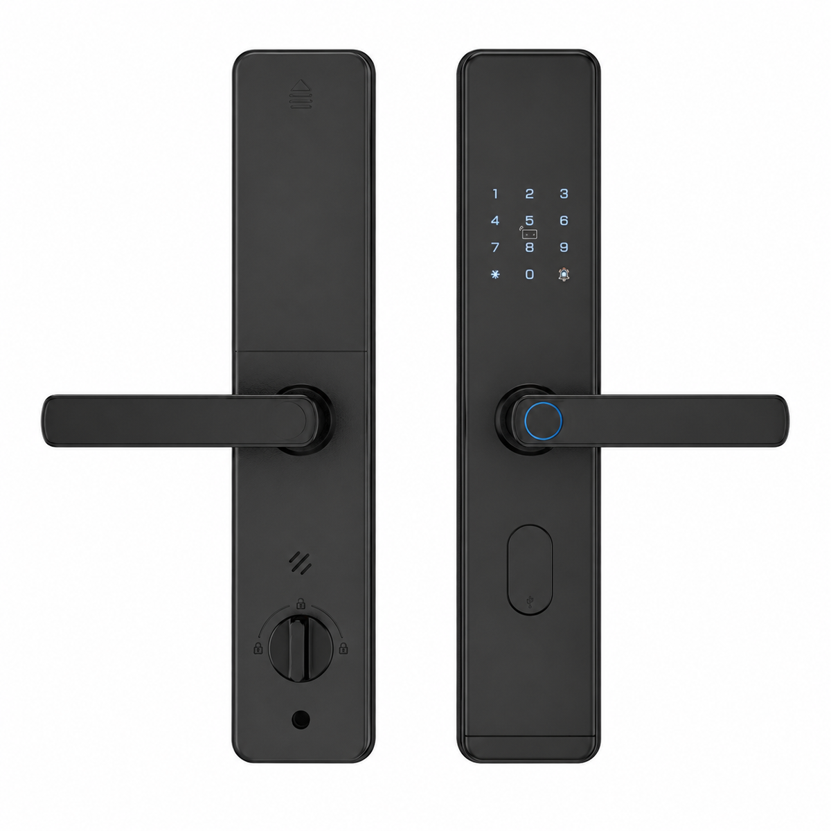 Smart Door Lock with Fingerprint, WiFi App Control & Keyless Entry